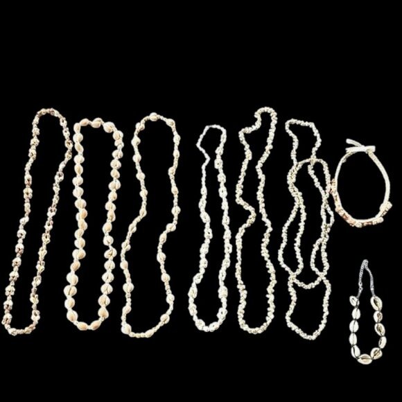 Vintage 8 pieces Genuine Shell Necklaces - Picture 1 of 12